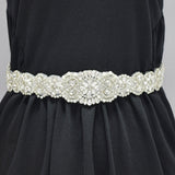 96959, HANDMADE RHINESTONE EVENING WEDDING BELT & HEADBAND, BRIDAL, PROM