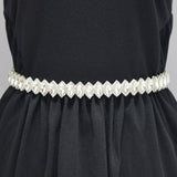 96961, HANDMADE MARQUISE RHINESTONE EVENING WEDDING BELT & HEADBAND