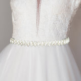 96961, HANDMADE MARQUISE RHINESTONE EVENING WEDDING BELT & HEADBAND