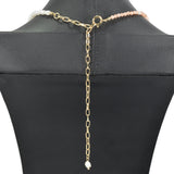 96991, TRIPLE BALL ACCENT WITH FRESHWATER PEARL NECKLACE