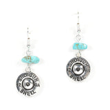 96999, WESTERN SHOTGUN SHELL DANGLE EARRING