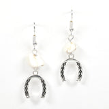 97000, WESTERN HORSESHOE DANGLE EARRING