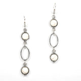 97002, WESTERN TURQUOISE STONE ACCENT DANGLE EARRING