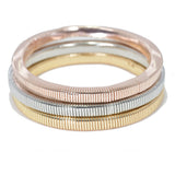 97022, HERRINGBONE CHAIN MULTI LAYERED STRETCH BRACELET