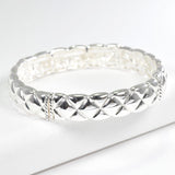 97067, TEXTURED METAL STRETCH BRACELET