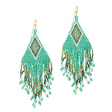 97080, FRINGE JAPANESE BEADED EARRING