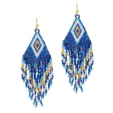 97080, FRINGE JAPANESE BEADED EARRING