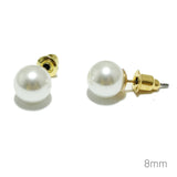 97088, 8MM PEARL STUD EARRING