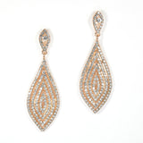 97103, MARQUISE PAVE RHINESTONE EARRING
