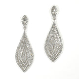 97103, MARQUISE PAVE RHINESTONE EARRING