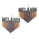 97111, "MELANIN" WOODEN OVERSIZED EARRING