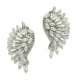 97137, WING RHINESTONE EVENING EARRING