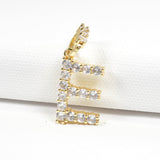 97143, INITIAL PAVE RHINESTONE CHARM