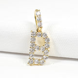 97143, INITIAL PAVE RHINESTONE CHARM