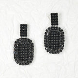 97146, GEOMETRIC PAVE RHINESTONE EARRING