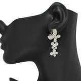 97154, BUTTERFLY PAVE RHINESTONE DANGLE EARRING