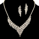 97183, PAVE RHINESTONE EVENING NECKLACE SET