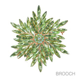 97751, FLOWER RHINESTONE PIN BROOCH