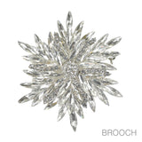 97751, FLOWER RHINESTONE PIN BROOCH