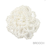 97758, PEARL CLUSTER FLOWER PIN BROOCH