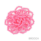97758, PEARL CLUSTER FLOWER PIN BROOCH