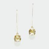 97770, ROUND RHINESTONE DANGLE EARRING
