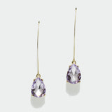 97771, TEARDROP RHINESTONE DANGLE EARRING