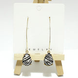 97771, TEARDROP RHINESTONE DANGLE EARRING