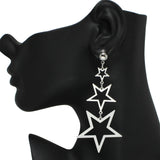 97783, CUTOUT STAR DROP DANGLE EARRING