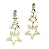 97783, CUTOUT STAR DROP DANGLE EARRING