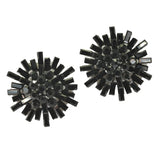 97790, FLOWER RHINESTONE EARRING