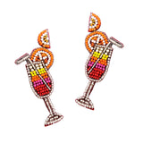 97799, COCKTAIL SEED BEADED EARRING