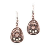 97824, WESTERN COWBOY HAT DANGLE EARRING