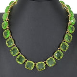 97902, GEOMETRIC ACRYLIC STATEMENT NECKLACE