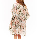 97939, FLORAL PRINTED KIMONO