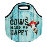 97948, "COWS MAKE ME HAPPY" NYLON LUNCH BAG