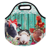 97948, FARM ANIMAL NYLON LUNCH BAG