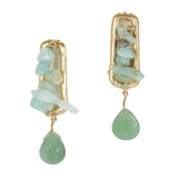 97965, NATURAL STONE DANGLE EARRING