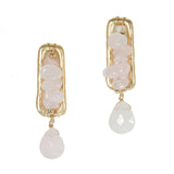 97965, NATURAL STONE DANGLE EARRING