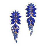 97990, MARQUISE RHINESTONE ACCENT EVENING EARRING
