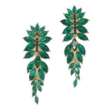 97990, MARQUISE RHINESTONE ACCENT EVENING EARRING