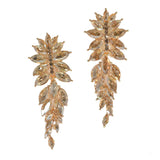 97990, MARQUISE RHINESTONE ACCENT EVENING EARRING