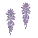 97990, MARQUISE RHINESTONE ACCENT EVENING EARRING
