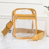 98051, CLEAR TRANSPARENT MINI CROSSBODY BAG