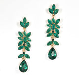 98086, RHINESTONE EVENING DROP EARRING