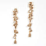 98087, MULTI RHINESTONE EVENING DROP EARRING