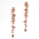 98087, MULTI RHINESTONE EVENING DROP EARRING
