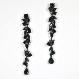 98087, MULTI RHINESTONE EVENING DROP EARRING