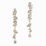 98087, MULTI RHINESTONE EVENING DROP EARRING