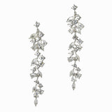 98088, MULTI RHINESTONE EVENING DROP EARRING